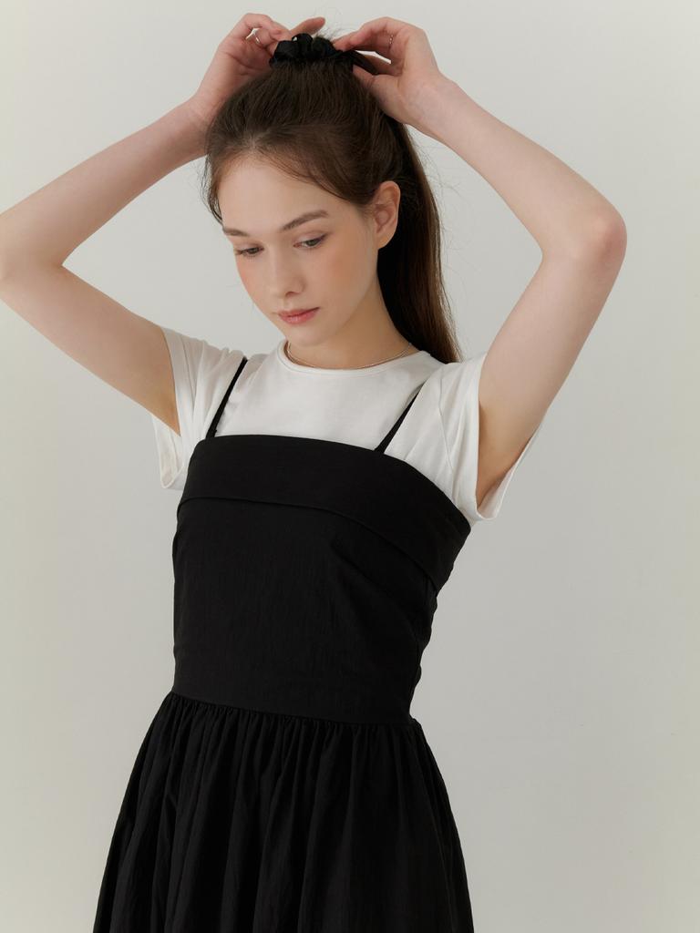 Liel Doing Bustier Dress_2Way (Black)