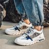 Spring and Summer Teenagers Personalized Wear-resistant Running Sneakers Trendy Low-top Thick-soled Men's Student Dad Trendy Shoes
