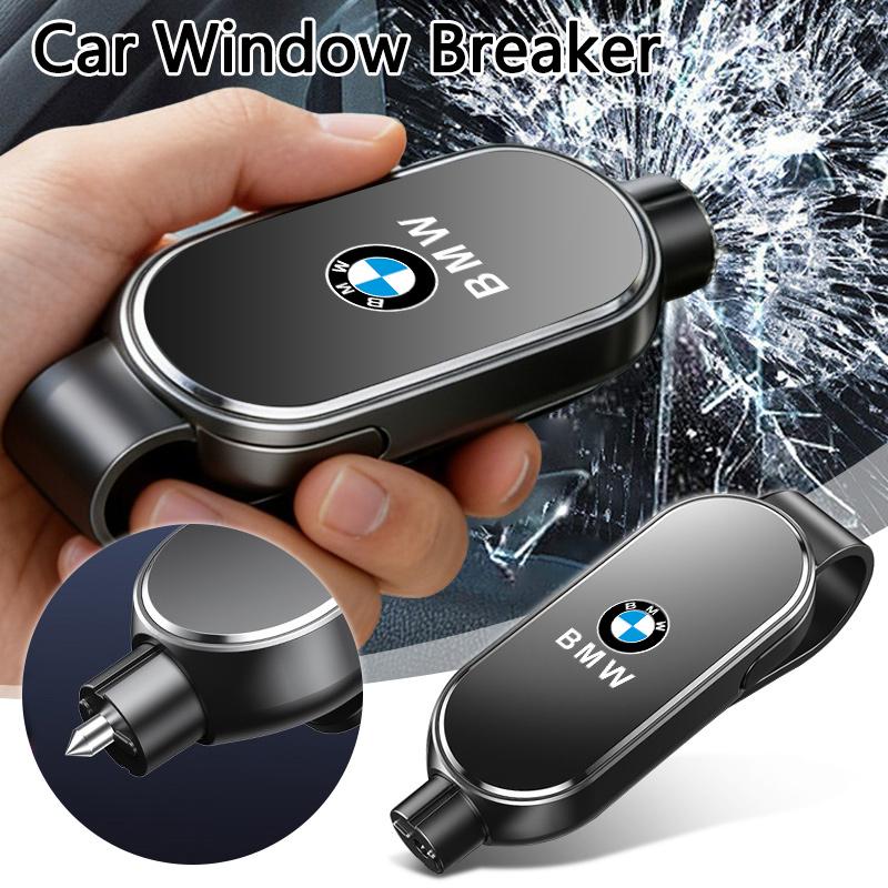 Car Safety Hammer Seat Belt Cutter Escape Tool Glass Breaker for BMW 2 5 6 7 Series F20 G20 G30 X1 X3 X4 X5 X6 F15 G05 Sticker JNZSP1