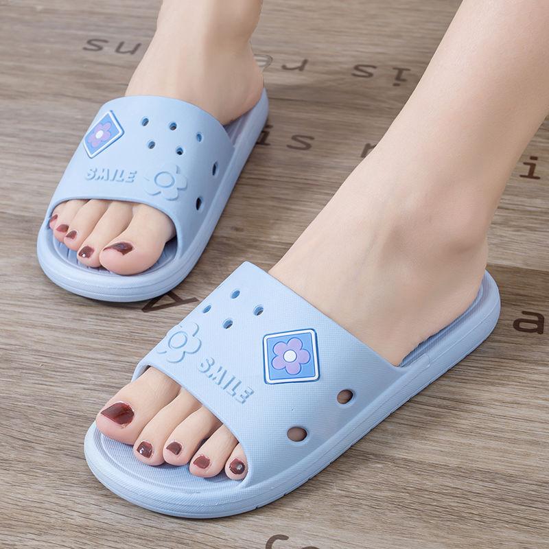 Damen Sommer Hausschuhe sind modisch, rutschfest, leicht, geeignet für Zuhause und den Innenbereich im Badezimmer. Damen Hausschuhe kühl und bequem.