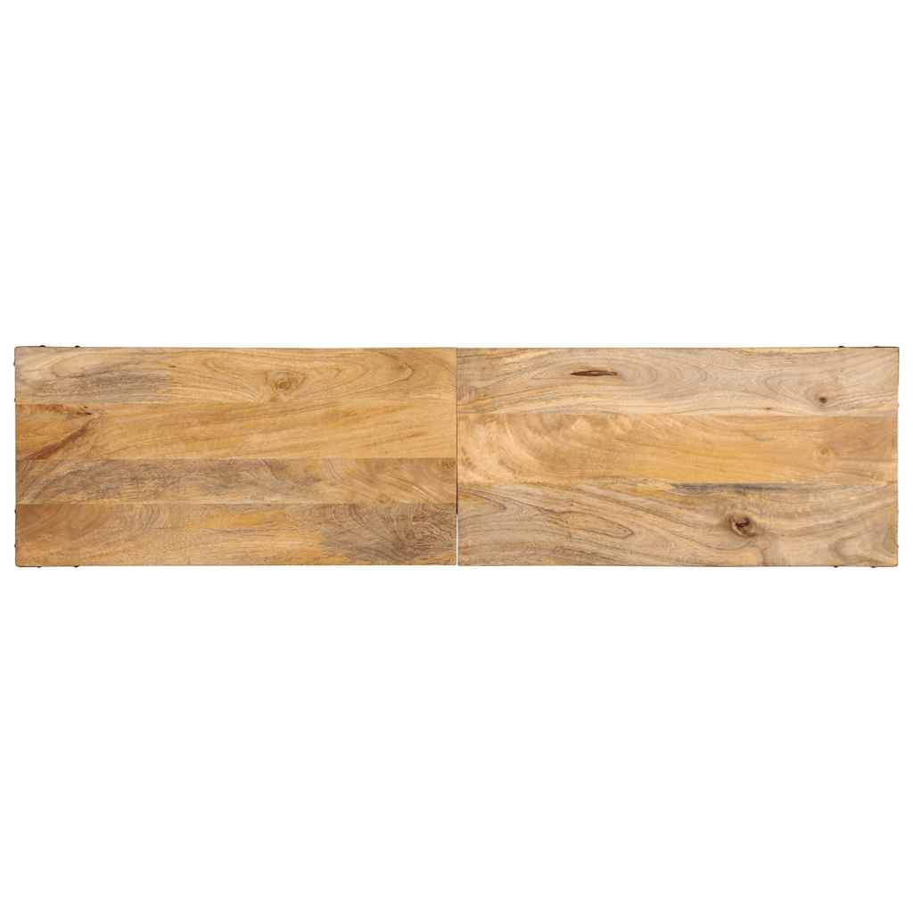 Console Table 140x35x70 cm Solid Mango Wood