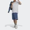 Adidas Originals Trefoil 3-Stripes Embroidered Shorts Men Bottoms Blue GN4474