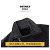 Wind-Resistant Leather Jacket Autumn Winter Plush Parkas Comfortable Thickened Warm High Quality Men Clothing Roupas Masculinas