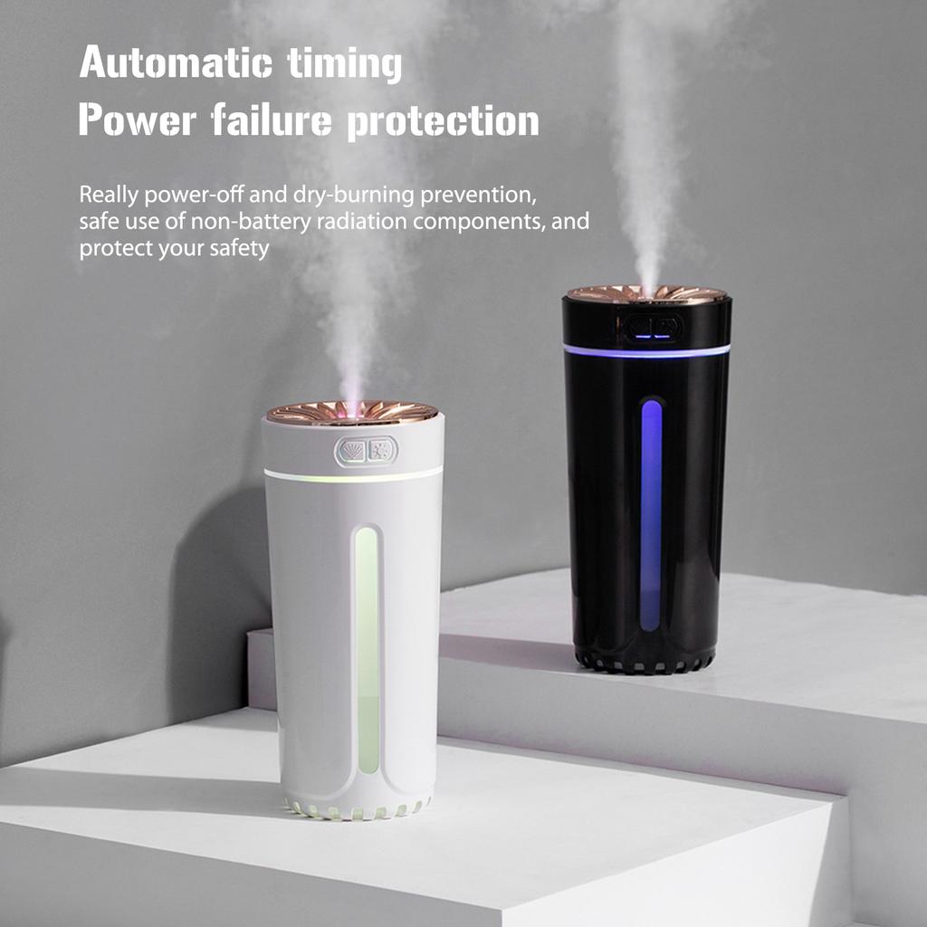 USB Air Purifier Lighting and Spray Modes Vehicle Aromatherapy Machine Colorful Night Light 30db Mute Humidification Equipment