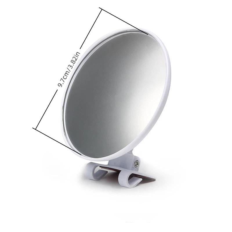 Durable Round Car Auxiliary Rearview Mirror 360 Rotation Wide Angle Convex Adjustable for Car Outdoor Long Term Parking Use