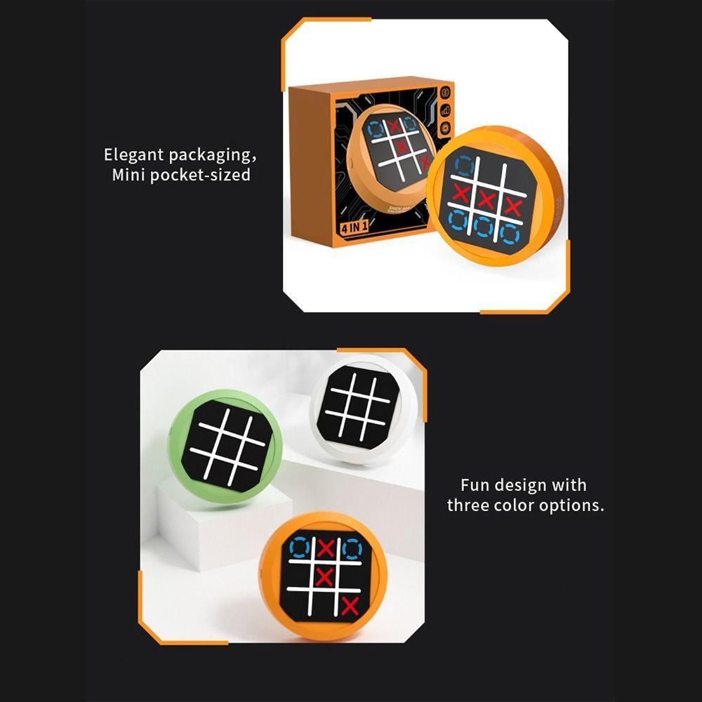 Handheld Tic Tac Toe Game Memory Growth Electronic Montessori Board Table  Chess  Game  Family
