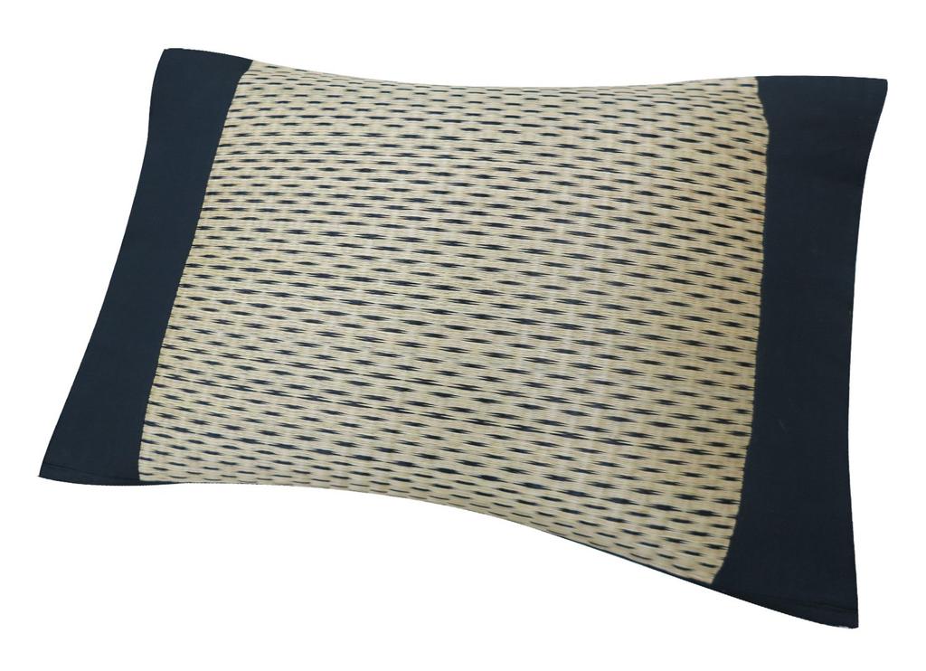 Shichito Igusa Pillow Aqua Approx. 50 X 35 X 10 Cm