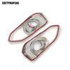 For Honda Fit Jazz 2018  Chrome Front Fog Light Cover Trim Foglight Protector Decoration Frame Bezel Accessories Car Styling