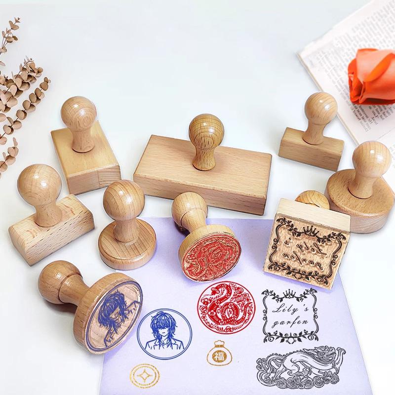 Custom Rubber Stamp Personalized Logo Inking Wedding Seal Return Address Invitation Party Paper Ink Stamp LOGO Customized