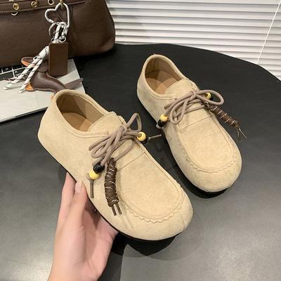 Versatile and Comfortable Birkenstocks Women's Retro Style Korean Version of Casual Flat-bottomed Women's Single Shoes Spring and Summer