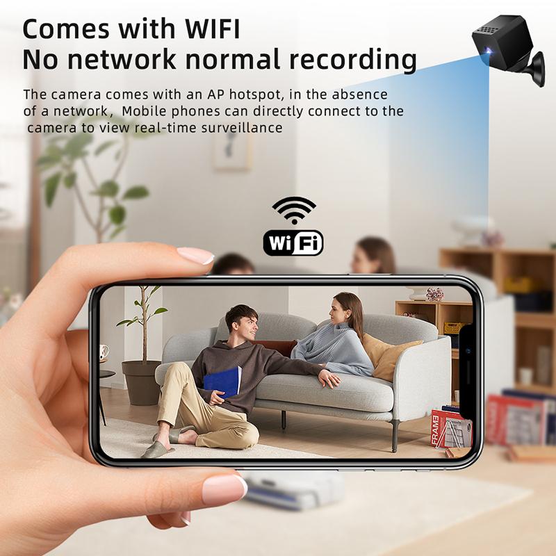 Mini Camera 1080P Wireless Wifi Remote Monitor Intelligent Camera Home Ip Camera Motion Detection Recorder