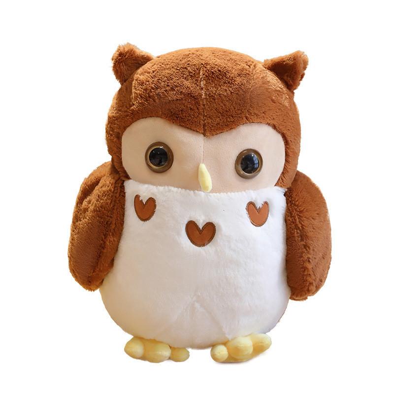 Plush Cute Owl Toys Soft Stuffed Animal Pillows Doll Koids Gift Decorations