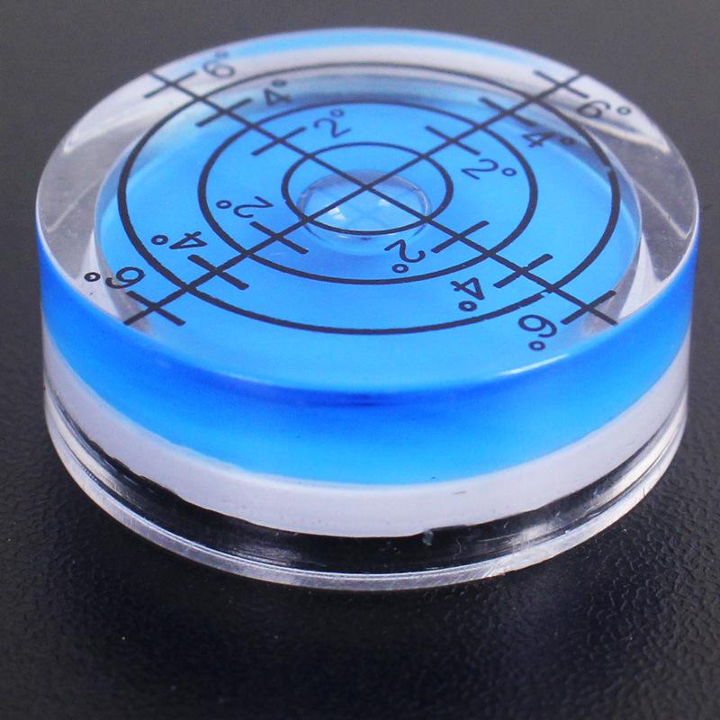 32x12mm Universal Circular Level with Scale and Bubble Line