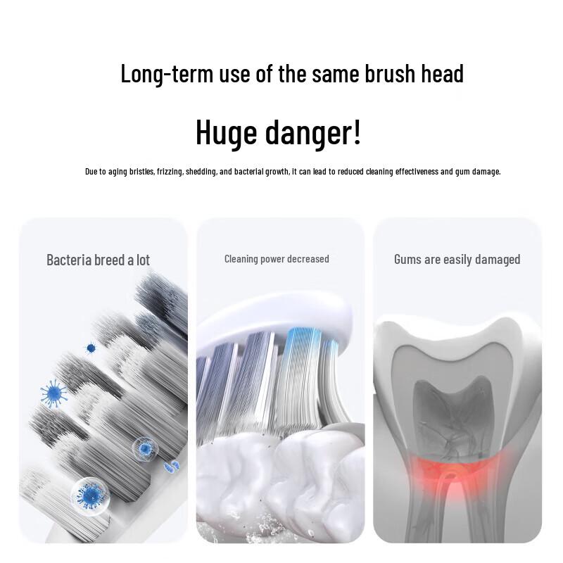 Saky G/V/GT Series Gum Care Electric Toothbrush Replacement Heads