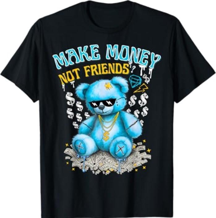 Streetwear Retro Matching Gamma Blue T-Shirt S разноцветный