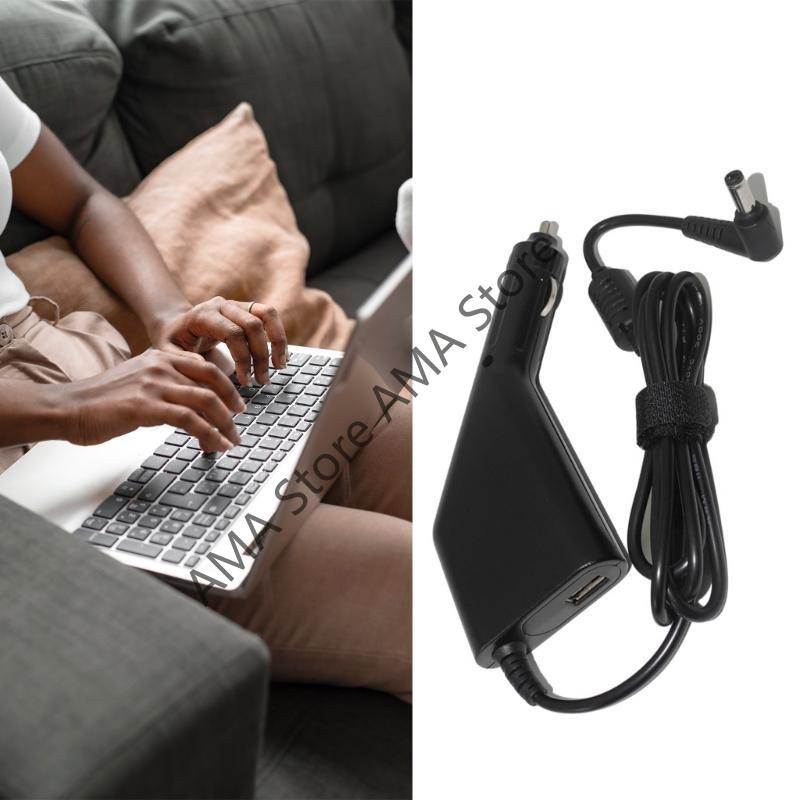 Car Charger19V 4.74A 90W Universal Laptop Power Adapter Charger for Lenovo Asus Acer Dell HP Samsung Toshiba with 10 Connectors