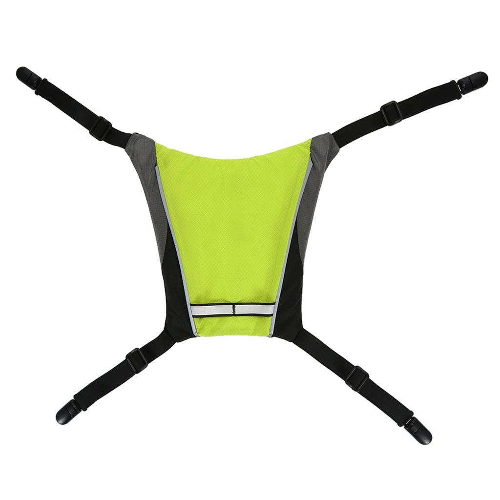 USB Wiederaufladbarer Reflektierender Rucksack Befestigungsclip mit Fernbedienung LED Signalleuchte Outdoor Sport Sicherheits Tasche Ausrüstung