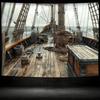Vintage Ship Deck Tapestry Nautical Themed Wall Art Seafaring Vessel Wall Decor Art Home Decoration Adventure Room Decor