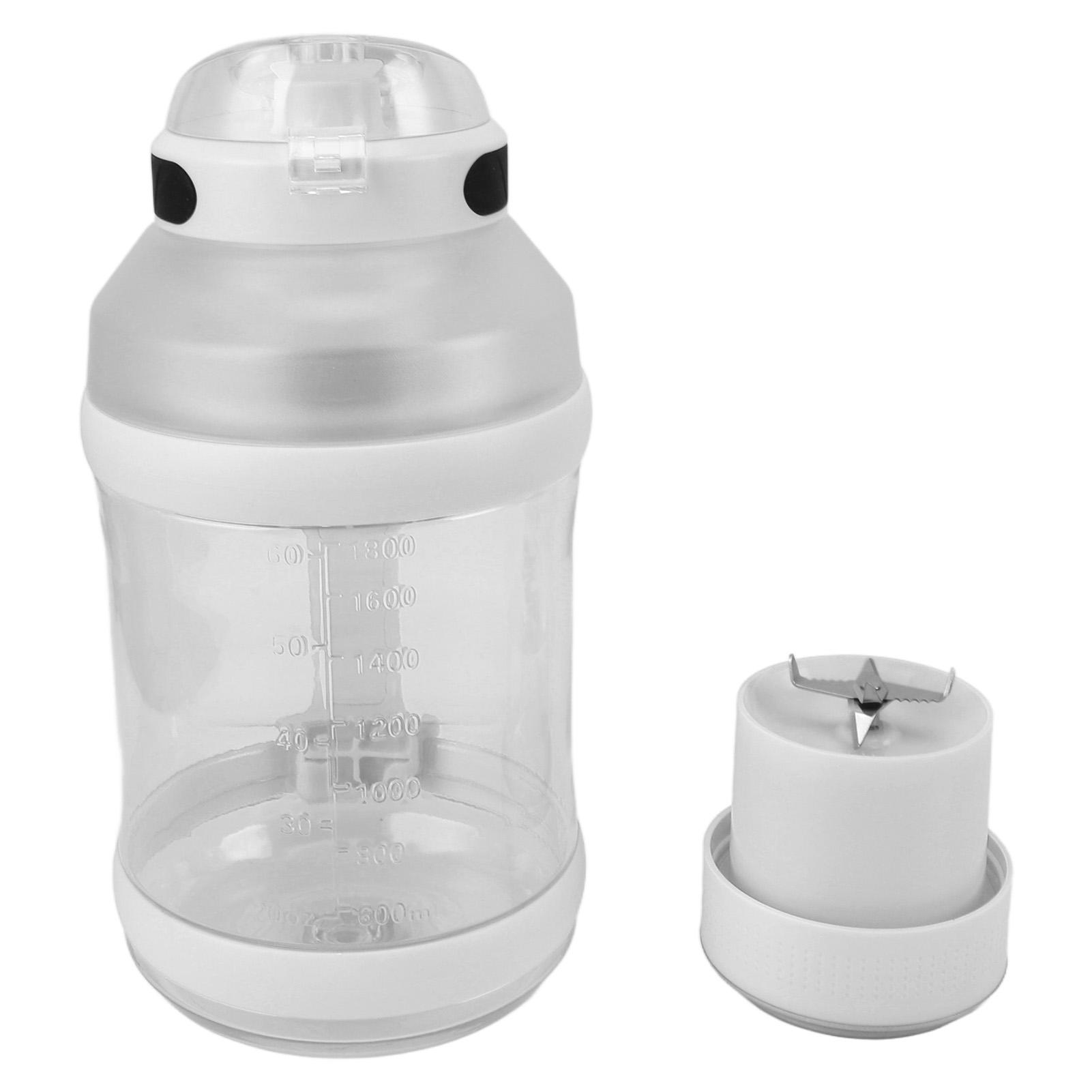 

2 л Спортивный портативный блендер с 6 лезвиями 18000 об/мин 4000 мАч Type C Дорожный блендер для сока для коктейлей смузи Белый L белый