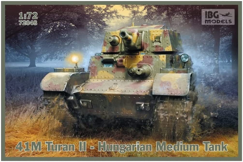 IBG 1/72 Hungarian Army 41M Turan II Medium Tank with 75mm Gun, Plastic Model Kit PB72048