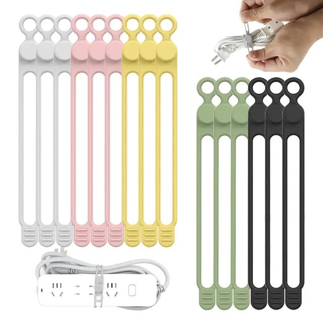 Silikoninė kabelių jungtis, Kabelių organizatorius, Kabelių dirželiai, Daugkartinio naudojimo laido jungtis, Kelioninis kabelių organizatorius, Miela elastinė jungtis, Vielinė jungtis