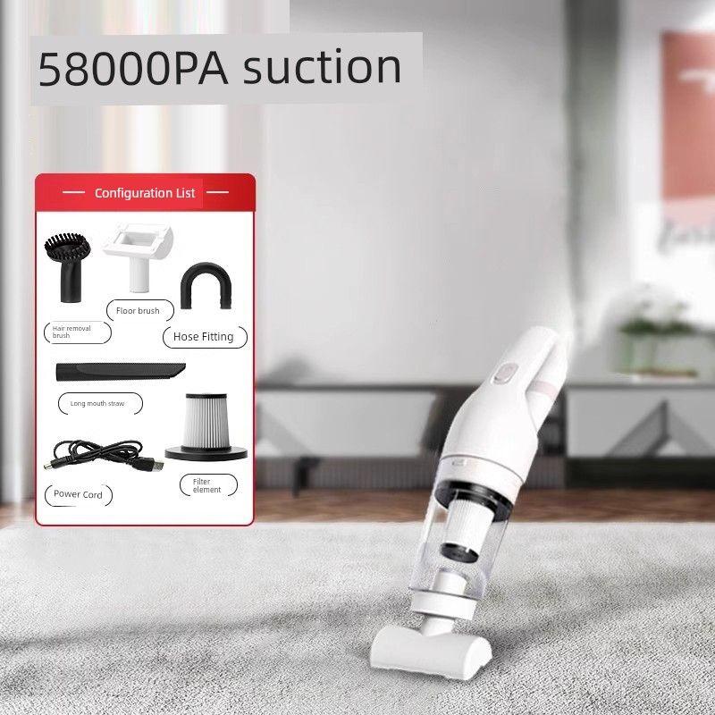

2025 New Arrival Wireless Vacuum Cleaner Handheld For Home Mute High-Power Mite Removal Cat Hair Small Car a Suction Machine [Basics] 99000PA suction + three-year warranty