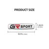 3D Auto Samolepka Logo Kovová Slitina Označení Znak Odznaky pro Toyota sport GR Sport C-HR RAV4 Avensis Prado Auto Doplňky