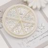 3D Butterfly Nail Art Metal Plates: Japanese Style Hollow Gold & Silver Decorations with Rhinestone Stickers
