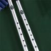 Tin Penny Whistle Flute 6 Hole Metal Flute C/D Key Irish Whistle Instrument Woodwind for Beginners Easy To Play