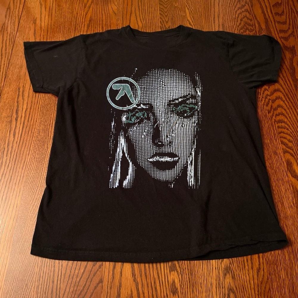 Новая футболка с графикой Aphex Twin для девушек Подарок для фанатов Унисекс Все размеры Футболка MD65 Унисекс Футболка XXL