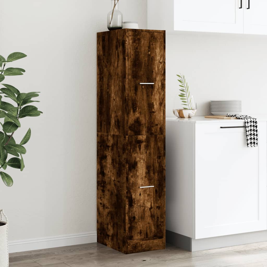 Badezimmerschrank, 2 Schubladen, 4 Ebenen Mit Mehreren Räumen,  30x41x144,5 Cm