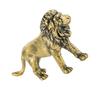 Copper Lion Statue Cute Mini Lion Sculpture Brass Lion King Figurines  Office Decoration
