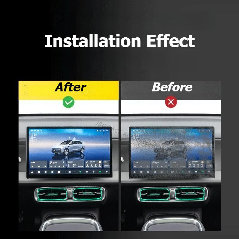 For LEAPMOTOR B10 Car GPS Navigation trument Screen Protector HD Tempered Glass Protective Film Sticker Cover Accessories