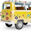 Car Flowers Stickers 60's Hippie Theme Party Stickers Multicolored Daisy Stickers Vinyl Retro Flower