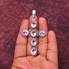Pink Kunzite Gemstone Cross Shape Pendant Gemstone : 925 Sterling Silver Handmade Jewelry Pendant