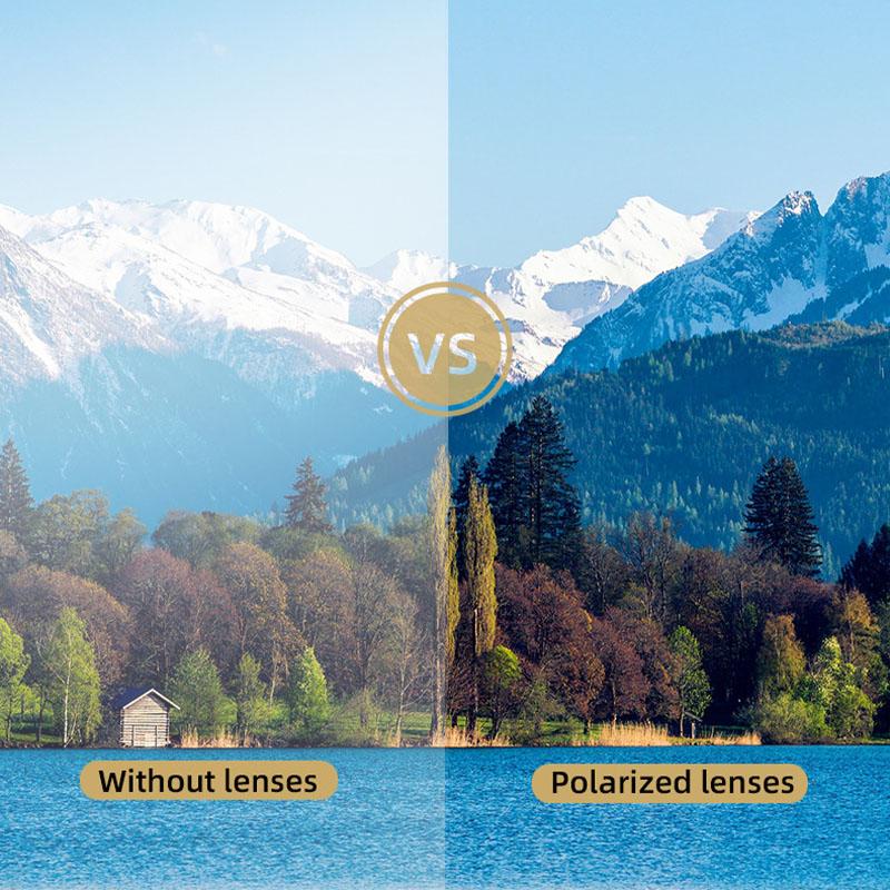 New Fashion Men Driving Sunglasses Vintage Men's Polarized Fishing Sun Glasses Outdoor Driving With Shading Shades UV400 Eyewear