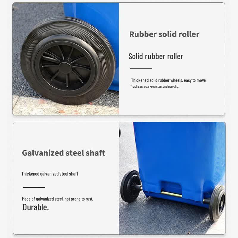 Heavy-Duty Outdoor Recycling Waste Bin