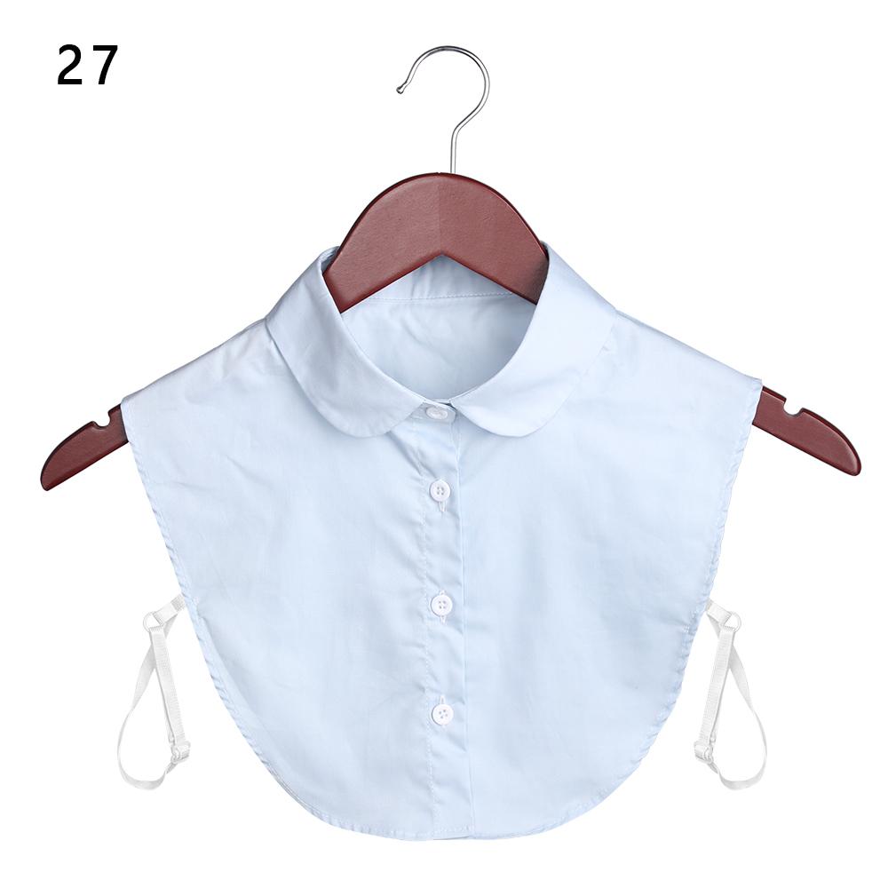Classic Women Cotton Lace Fake Collar Vintage Detachable Clothes Accessories Lapel Blouse Top Shirt Collar False Collar DropShip