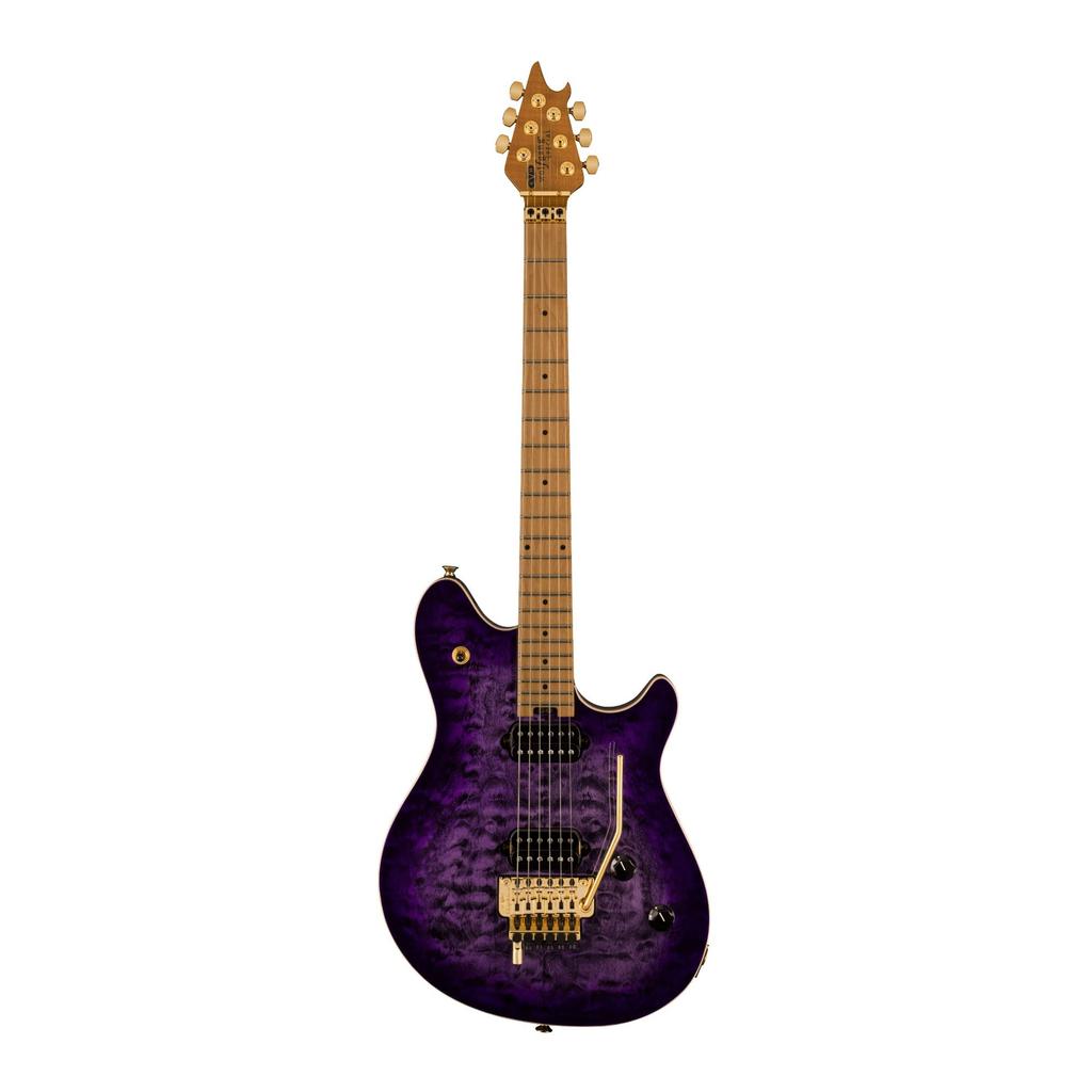 Special Quilted Maple Baked Maple Fingerboard Purple Burst EVH EVH/Wolfgang
