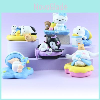 Figura de Acción de Juguete Kuromi Durmiendo Linda Perro de Orejas Grandes Kt Venta al por Mayor Material de PVC