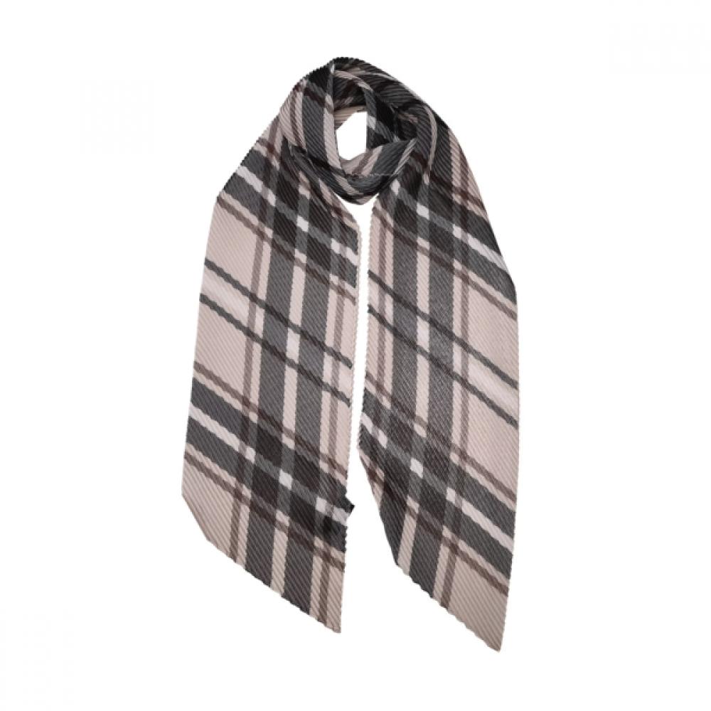 Daks Brown Check Scarf Dcsc6e590w2