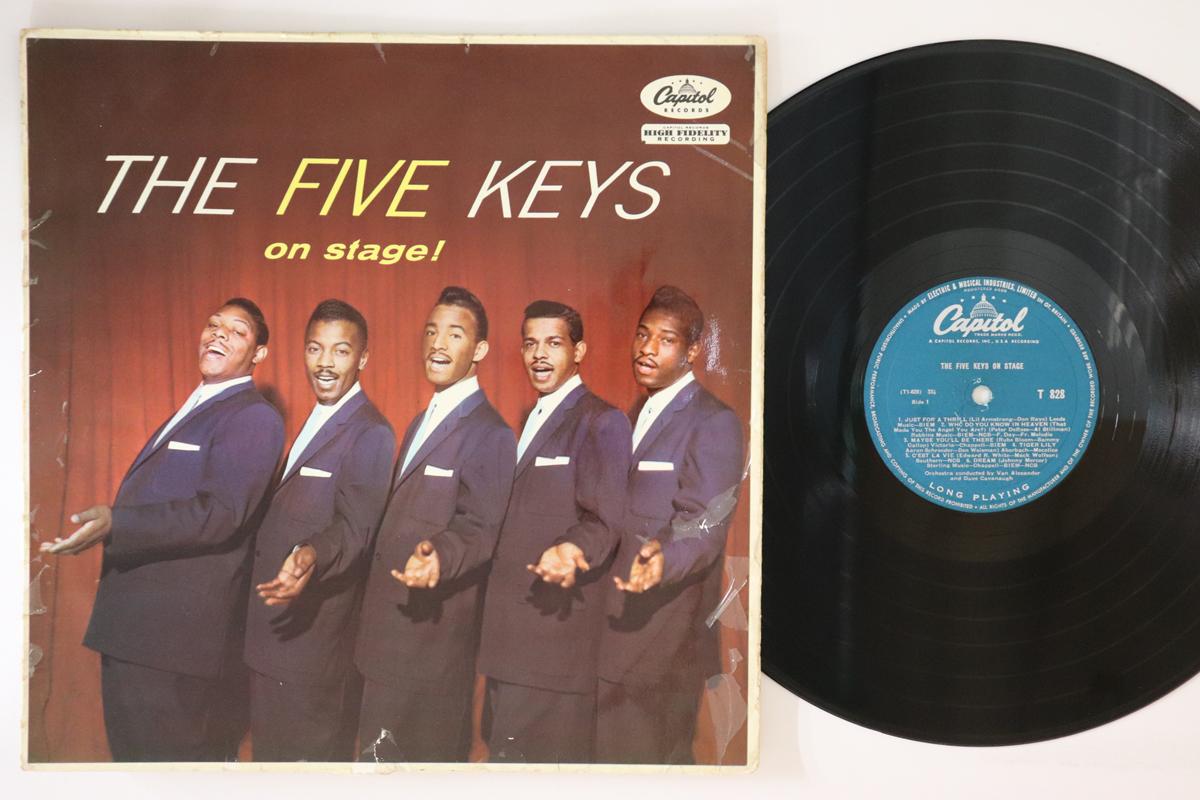 

LP Record FIVE KEYS On Stage T828 CAPITOL 1957 UK Blues Used