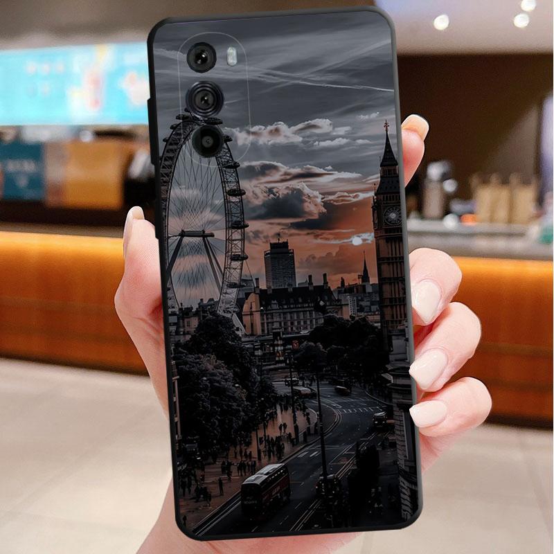 

London aesthetics Funda Phone Case For Motorola Edge 50 40 Pro 60 50 40 30 Ultra Neo Fusion Moto G Play G Stylus G Power G Moto Edge 50 Fusion