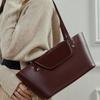 2025 New Style Elegant Crossbody Bag Large Capacity Underarm Vegetable Tanned Leather Women's Korean Fashion Versatile Shoulder Bag