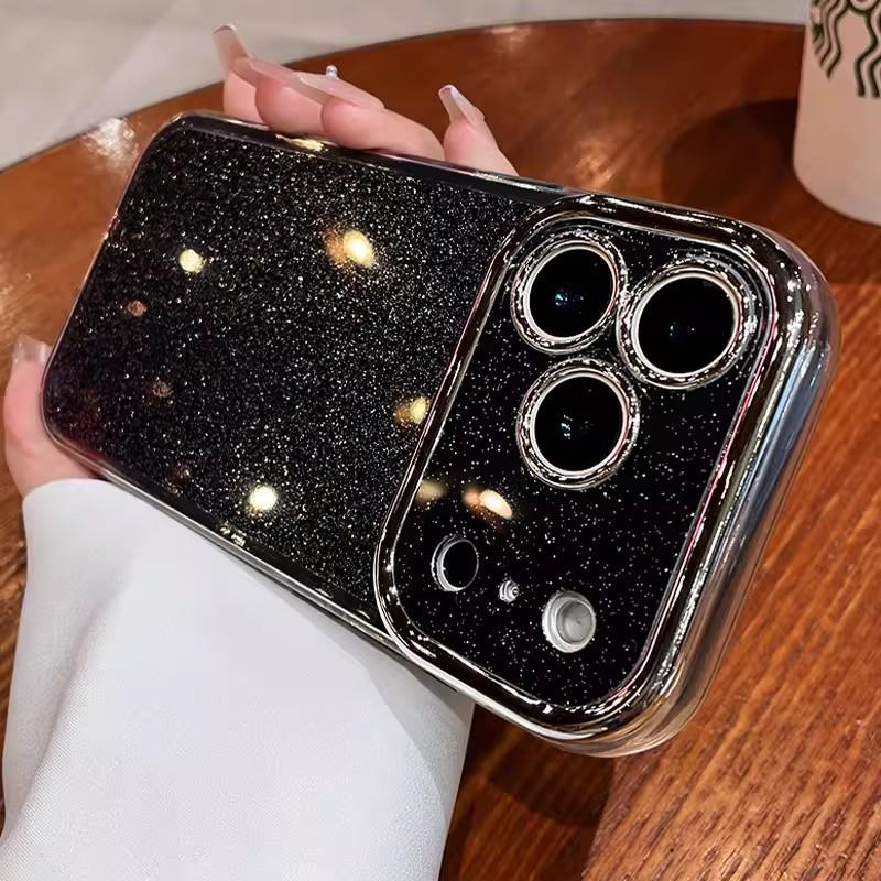 Jelly Glitter Instant iPhone 16 Pro Max Case - Large Window, Apple 17 Celebrity Protective Cover