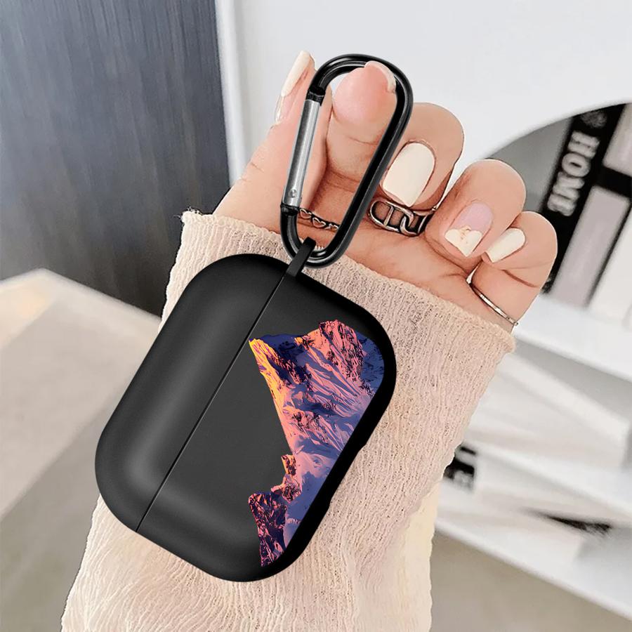 Earphone Cases Cover Case For Airpods 1 Pro2 3 Pro 2 Pro3 4 Snow Mountain Range
