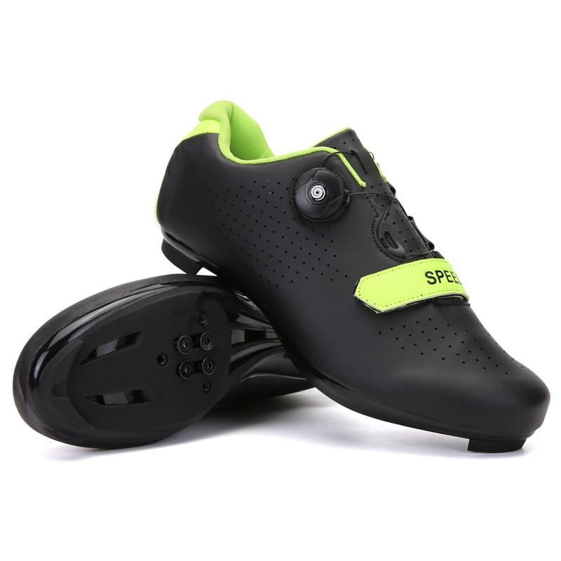 Unisex Cycling Shoes Road Mountain Bike SPD Clipless Pedals Breathable Rigid Sole Indoor Trainer Wide Fit