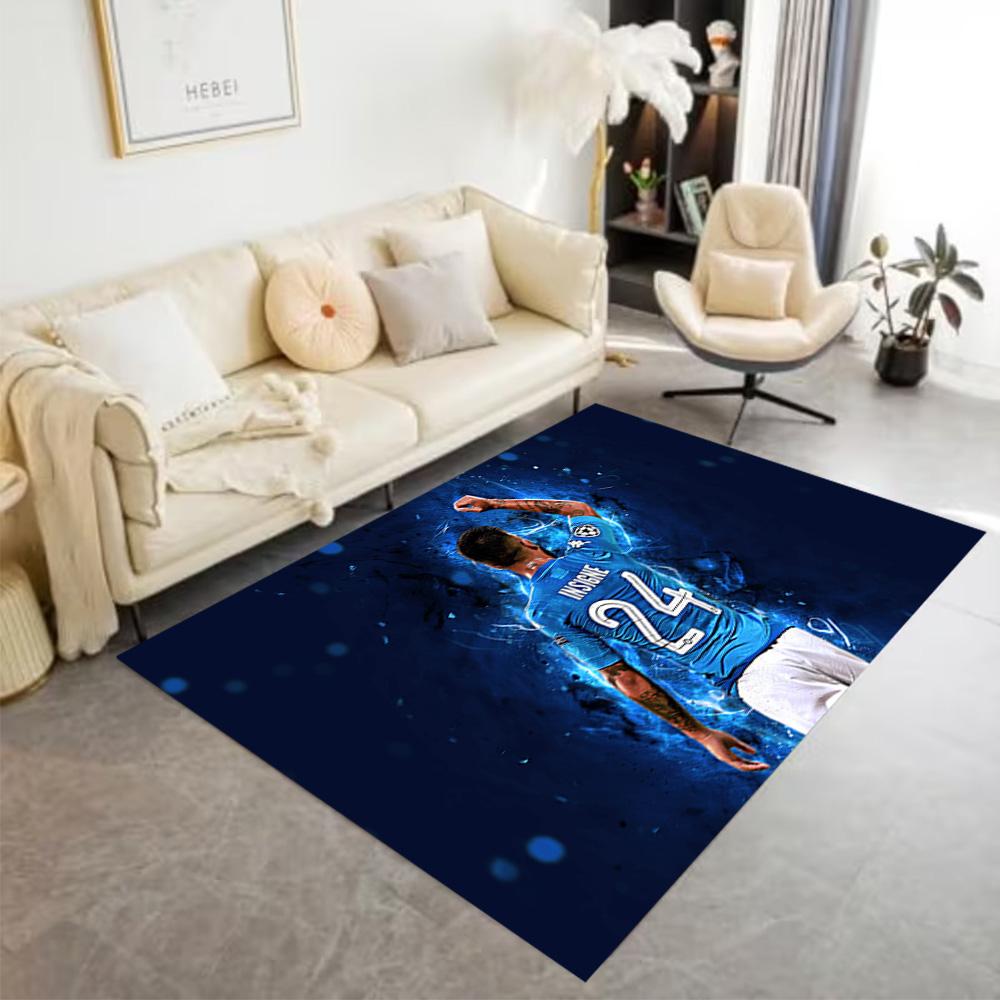 Karim Benzema's Flight Carpet Design for Balcony Hallway Playrooms Entryway Anti-slip Rug Decorate Offices Best for Christmas
