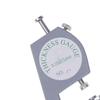 Leather Gauge Thickness 0-10Mm Accuracy 0.1Mm Dial Paper Meter Tester For Hollow Pipe Or Circular Tube Caliper Measuring Tool