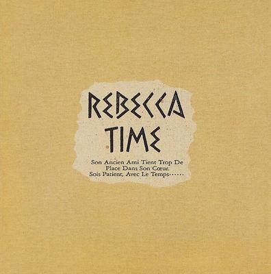 CD REBECCA  TIME MHCL30018  2012 Japan ObiJapanese PopRock Used